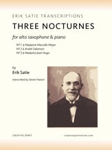 Three Nocturnes for alto saxophone and piano P.O.D cover